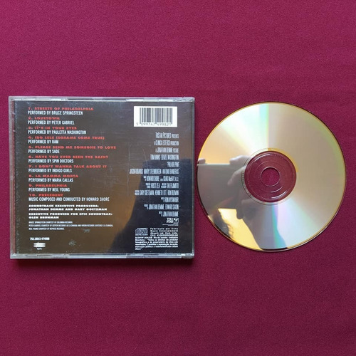 Cd Philadelphia Soundtrack 93 Bruce Springsteen Spin Doctors