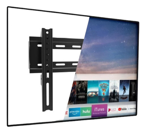 Soporte Tv Lennon Ln-fm1742 Vesa Max 200x200 -25kg 17-42'' Color Negro