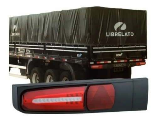 Imagem 1 de 3 de Lanterna Traseira Led Librelato Ap2018 Direita Braslux