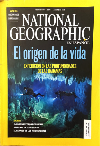 National Geographic En Español, Agosto 2010, El Origen