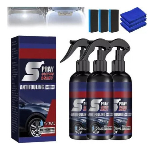 3 Sets De Spray Para Mantenimiento De Pintura