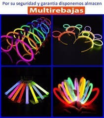 100 Pulseras Neon Se Iluminan En La Noche Fiestas Eventos