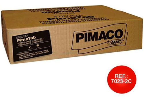 Etiqueta Pimaco Impressora Matricial 70x23 2 Carreiras