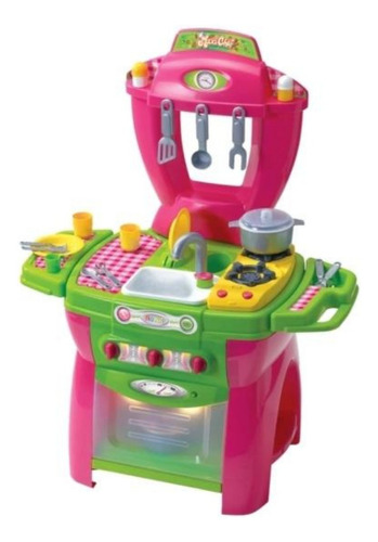 Cocina Infantil Luz Sonido Efectos Realista Maxi Chef Nena