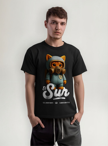 Remera El Eternauta- Gato Eternauta - 100% Algodón Premium