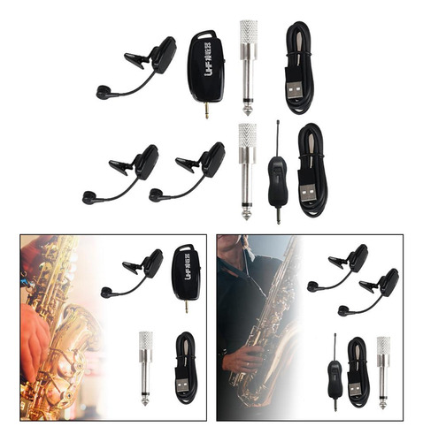 Sax Microfone Músicos Ajustável Instrumento Estilo A