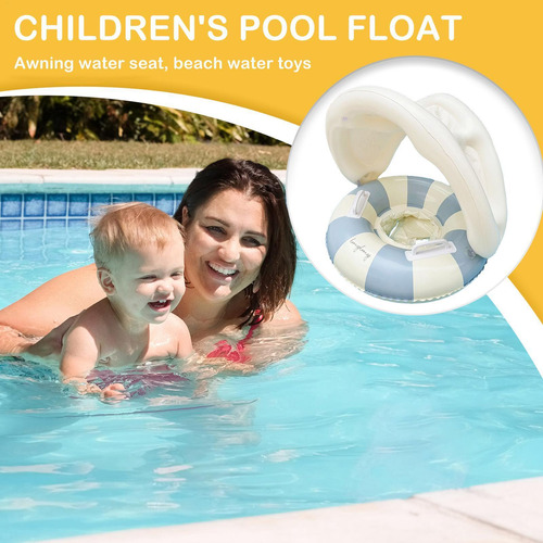 Flotador Para Bebé Con Sombrilla Flotador De Natación Con So