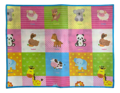 Alfombra De Gateo Para Bebe Infantil Anti Golpes 116x90 Cm