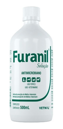 Furanil Solução Líquida 500 Ml - Vetnil ( Antimicrobiano )