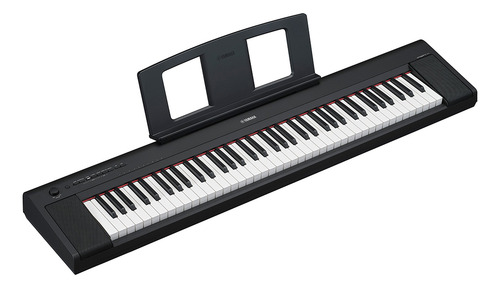 Piano Digital Np 35b Preto 76 Teclas Yamaha Com Suporte X