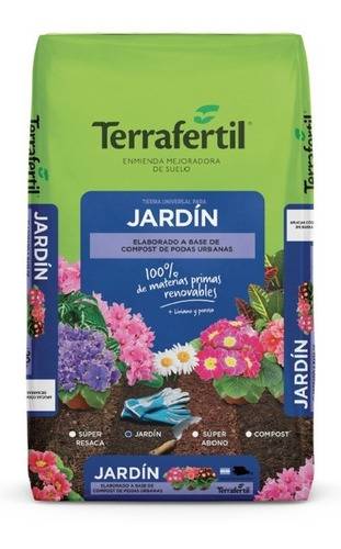  Tierra Jardin Compostada  Terrafertil X 50 Lts - Ramos Grow