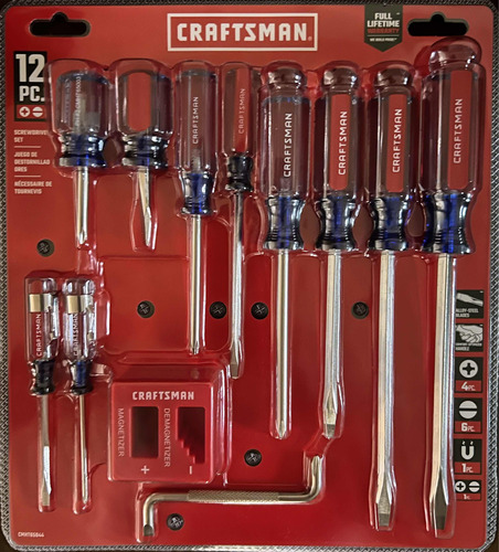 Juego De Desarmadores Craftsman 12 Piezas Nuevo