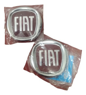 Emblema Fiat Palio Rojo Uno Compuerta Trasera 7,5cm Brazil