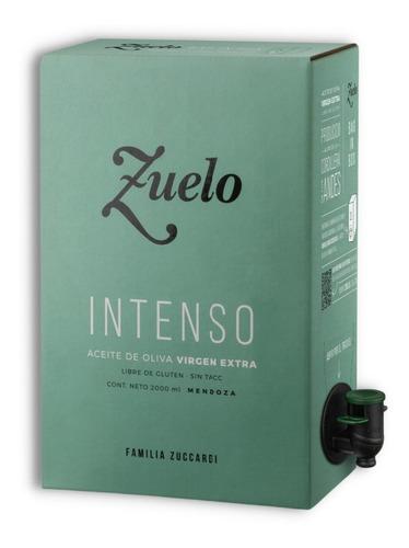 Aceite De Oliva Zuelo Bag In Box Virgen Extra Intenso 2000ml