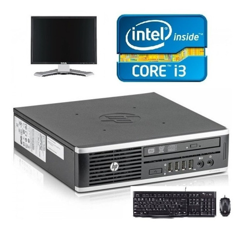 Equipo Pc Hp Core I3 3.1ghz, 4gb, 160gb, Dvd-rw + Monitor 17
