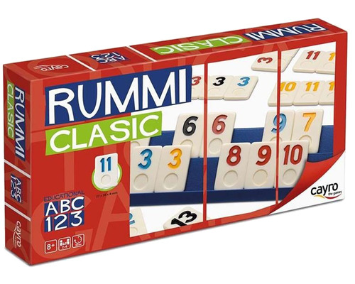 Juego De Mesa Rummi Clasic Cayro Edad 8+ 2-4 Jugadores