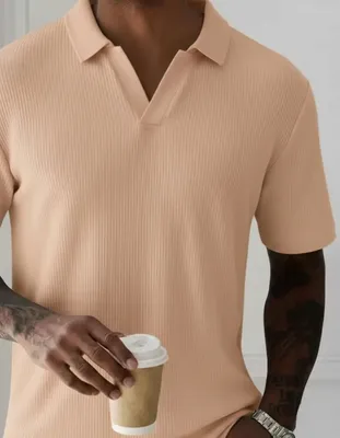 Camiseta Gola Polo Masculina Tricô Premium Damasco G