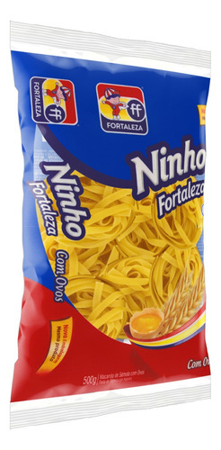 Macarrão de Sêmola com Ovos Ninho Fortaleza Pacote 500g