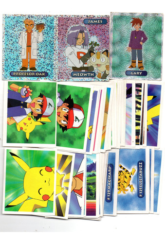 Pokemos 1999. Lote De 99 Figuritas Sin Repetir. Leer Mira!!!