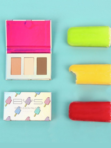 Paleta Trio Para Contornear El Rostro Ice Cream Bys