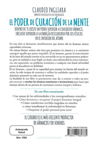 Libro El Poder De Curacion De La Mente: Como El Amor Sana Y Transforma Tu Cerebro, Tu Vida Y El Mundo, De Claudio Pagliara. Editorial Macro Ediciones, Tapa Blanda En Español