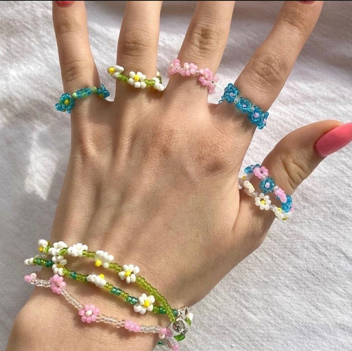Hilo Elástico Para Chaquira Y Chaquirón Pulseras Bisutería Liso