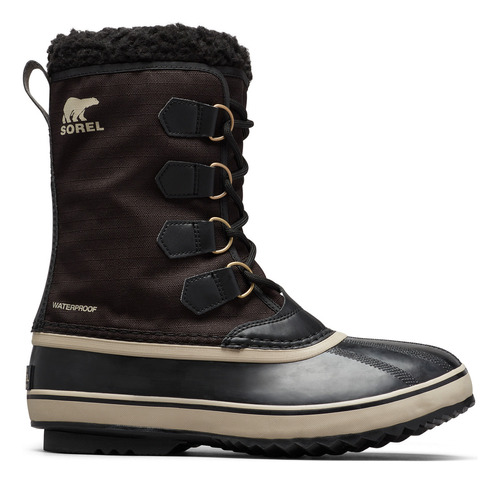 Botas Sorel 1964 Pac Nylon Wp Hombre (black-ancient Fossil) Color Negro Talle 12