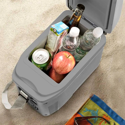 Mini Cooler Multilaser Porta Copos 2,7l 12v Tv013 Cinza