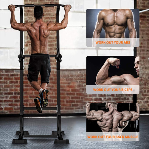 Estructura Estacion Dominadas Barra Multifuncional Gimnasio En Casa, Máquina De Levantamiento De Pesas, Equipo De Fitness, Culturismo, Construcción Muscular