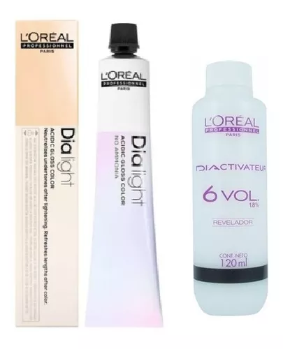 Loreal Kit Dia Richesse Tonalizante 50g 10.12 Gelo Perolado + Rev