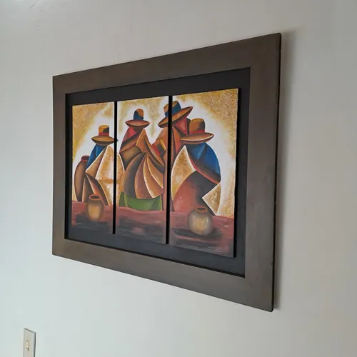Cuandro Tríptico Peruanos Decoración Arte