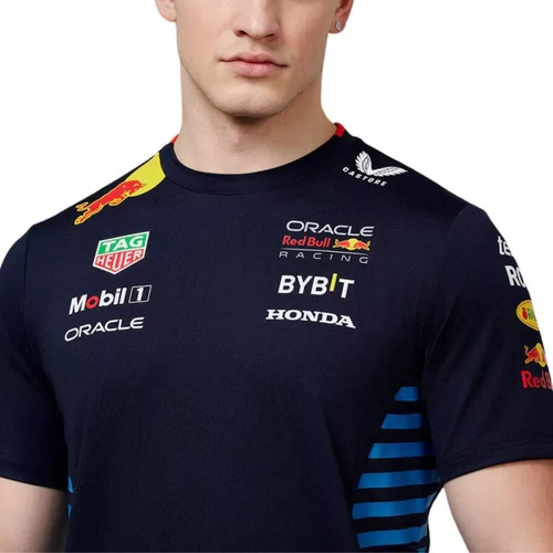 Playera Motorsports Formula 1 Red Bull Racing Team 2024 Azul