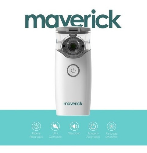 Nebulizador Maverick Ultrasónico Portatil Mesh Ne-m01l Blanco