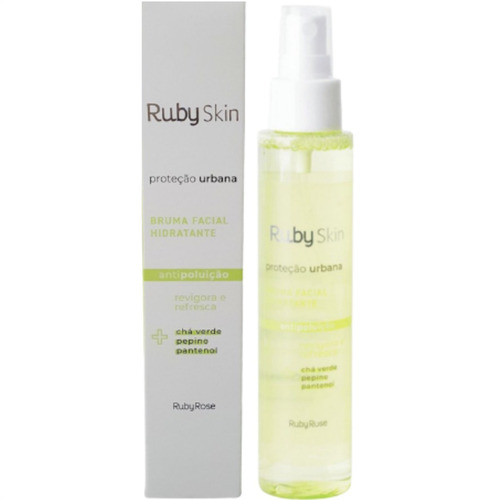 Imagem 9 de 10 de Bruma Facial Hidratante Proteção Urbana Ruby Rose