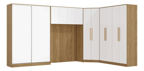 Quarto Modular Kappesberg Adapt Branco 5 Pç 418cm X 263cm