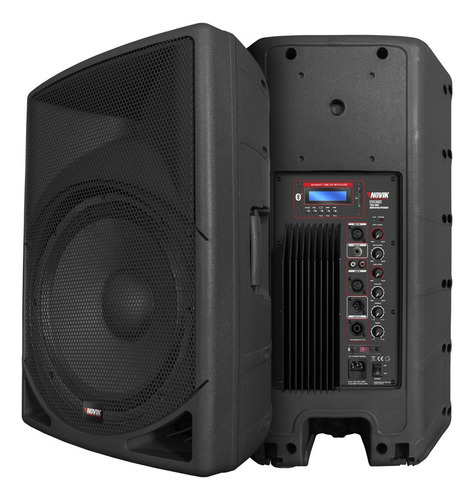 Caixa Acustica Ativa Novik Evo 360x 15 Polegadas 250w Rms Bt Cor Preto 110v/220v