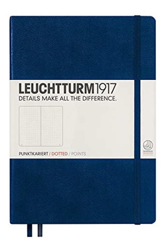 Leuchtturm1917 - Cuaderno (tamaño A5, Tapa Dura, Tamaño Medi