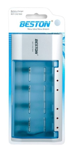 Imagen 1 de 3 de Cargador Baterías Beston Universal Aa/aaa/9v/d/c