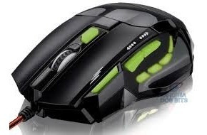 Mouse Para Jogo Gamer Optico Led Verde Multilaser