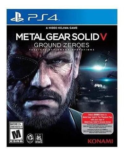 Metal Gear Solid V: Ground Zeroes Ps4 Usado Mídia Física