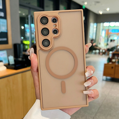 Carcasa Magnética De Carga Inalámbrica Para Samsung Galaxy A56 A55 A36 A26 A16 A06 A05 A15 A35 5g Funda Rígida Mate A Prueba De Golpes