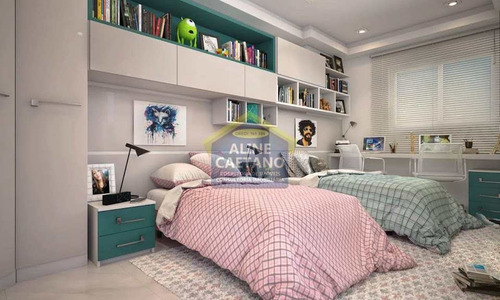 Ap 3 Dorm 2 Vagas Guilhermina, Sinal R$ 56mil - Vesa1098