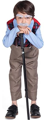 Disfraz De Anciano Para Niños Rabtero, Disfraz De 100 Días D
