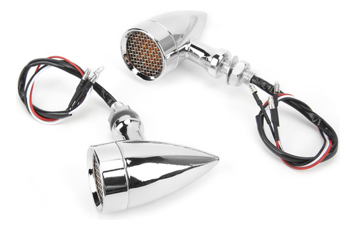 Señal De Giro Para Motocicleta, 2 Unidades, Led, 12 V, 10 Mm