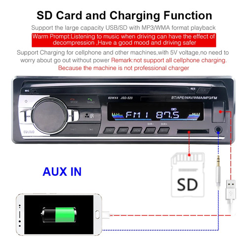 Estéreo Para Coche De 24 V, Radio De Camiones Y Buses