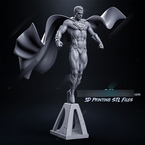 Archivo Stl Impresión 3d - Superman Statue Sanix