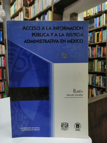 Libro. Acceso A La Información Pública Y... Minutti. 