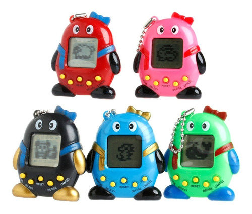 Tamagotchi Llavero Juguete 49 Mascotas Virtuales Color Surti