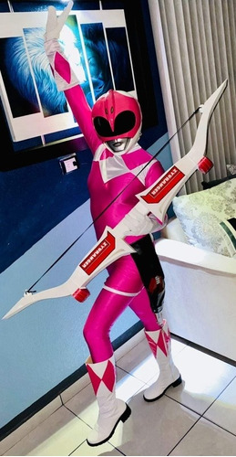 Casco Power Ranger Pink