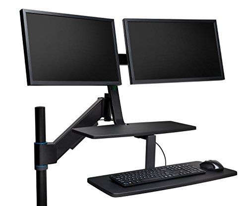 Kensington Dual Monitor Smart Fit Sit Stand Workstation